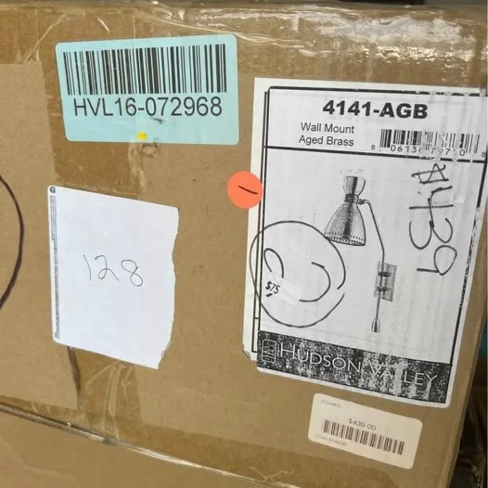 New in box Hudson Valley Solaris Sconce